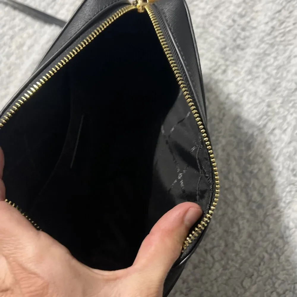 Michael Kors Saffiano leather black Crossbody bag